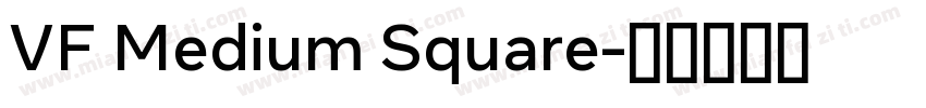 VF Medium Square字体转换